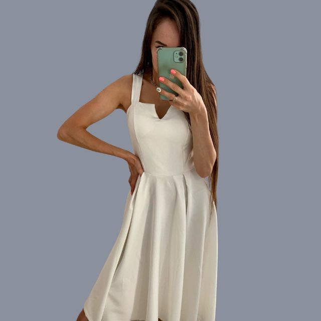 Concepción® | Yellow Sleeveless Cocktail Dress