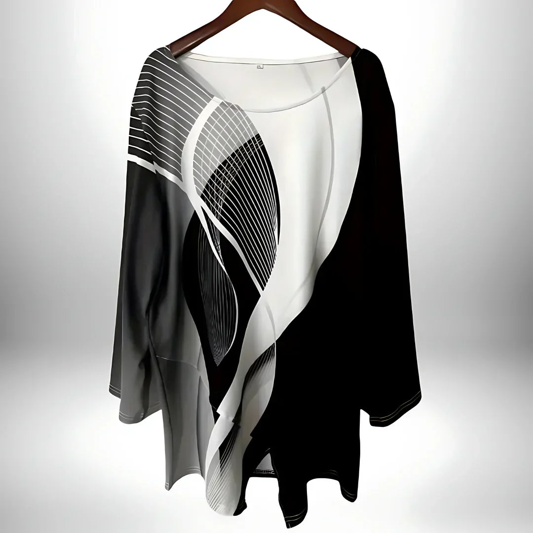 Victoria® | Women's geometric long-sleeved top