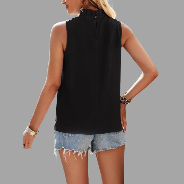 Katharina® | Pleated Blouse With Halter Neck