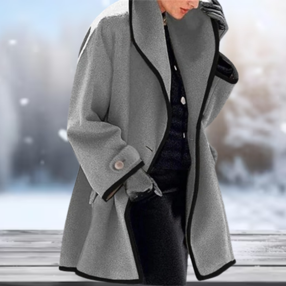 Delia® | Coat de laine retro for women