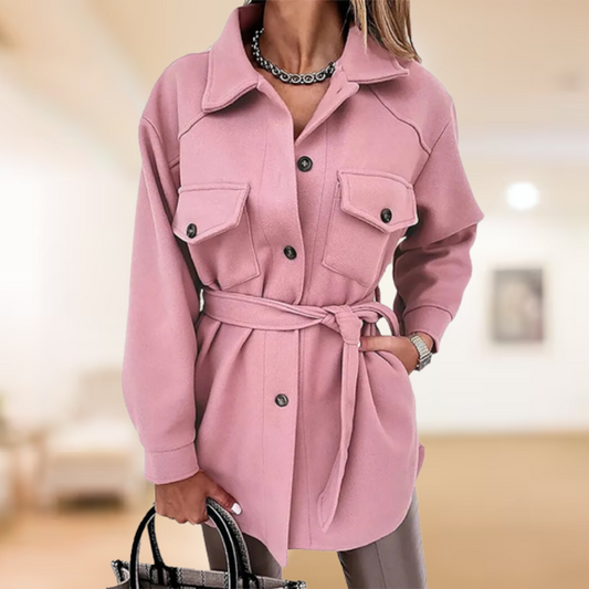 Griselda® | Coat with polo buttons