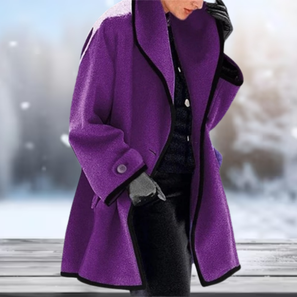 Delia® | Coat de laine retro for women