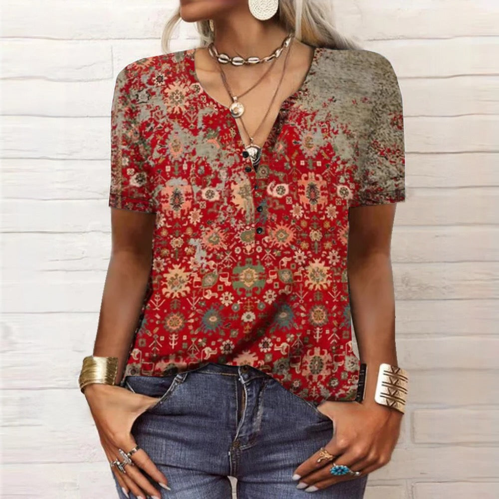 Guadalupe® | Printed Summer Blouse