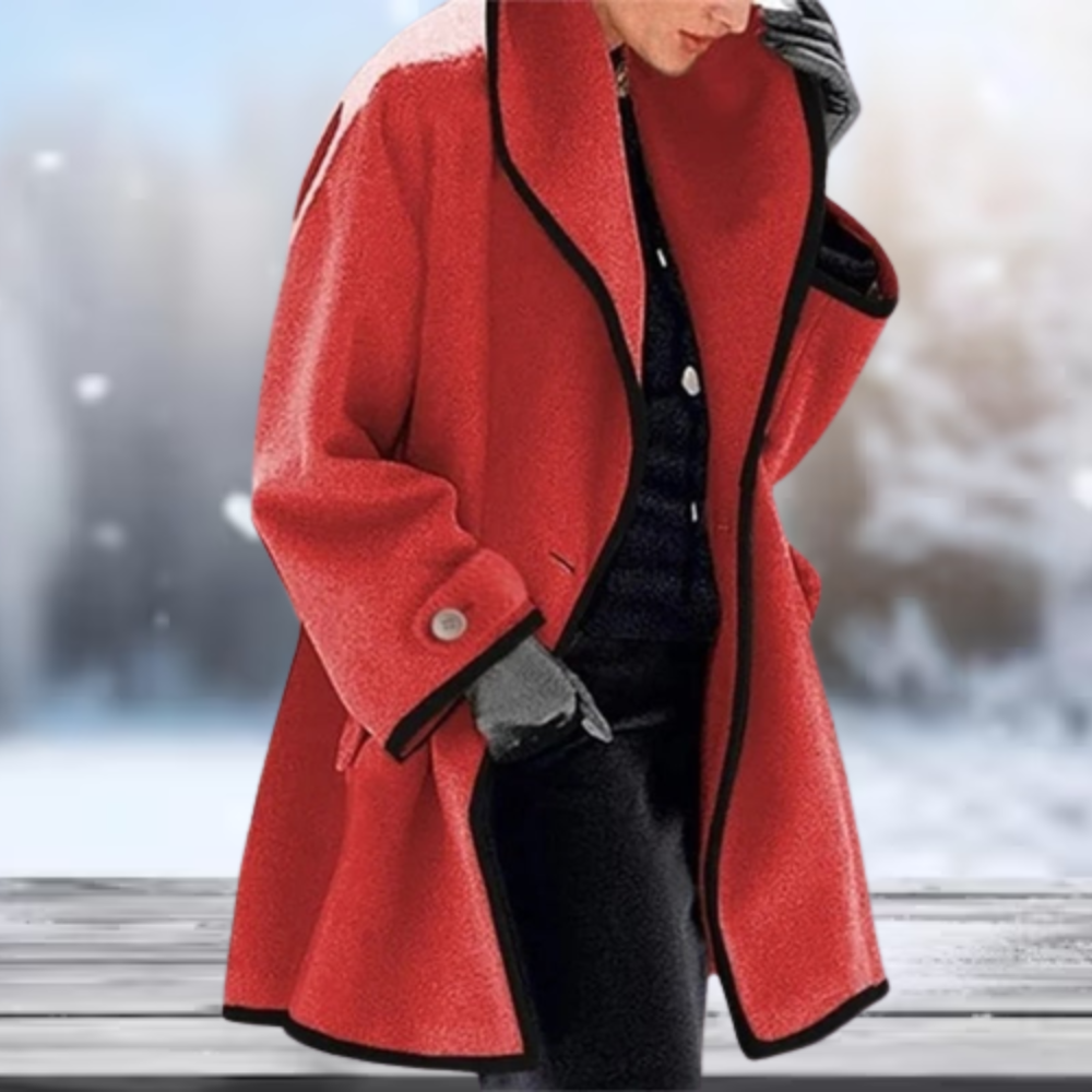Delia® | Coat de laine retro for women