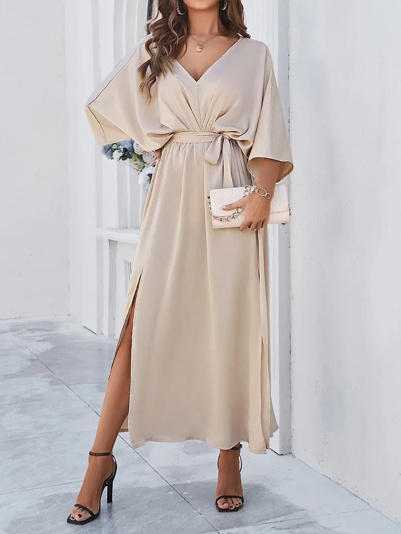 Miriam® | Long dress with slit for women