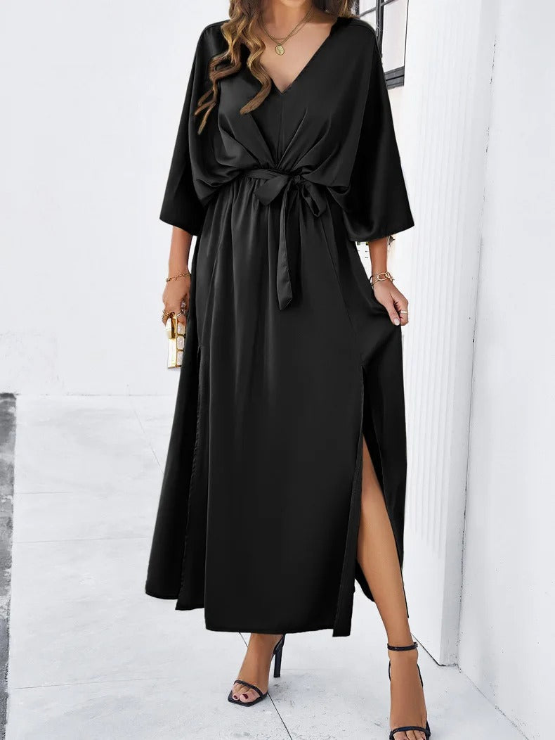 Miriam® | Long dress with slit for women