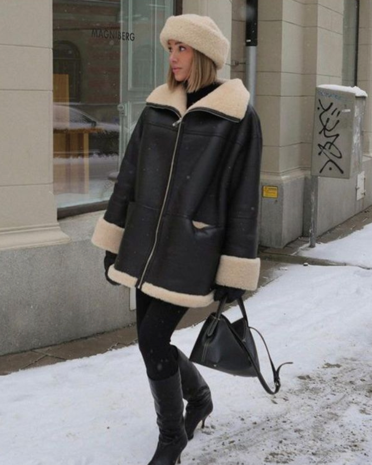 Vanesa | Modern leather jacket