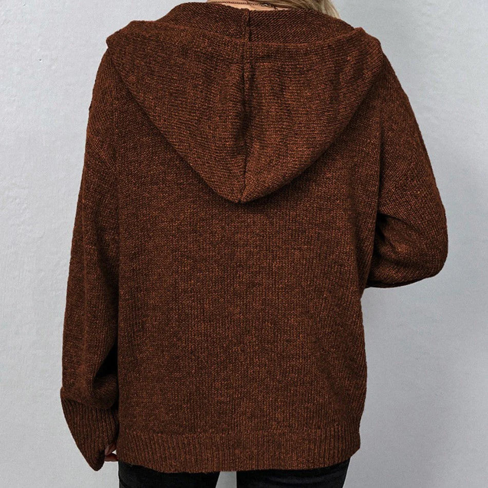Viviana | Cardigan with drawstring and hood