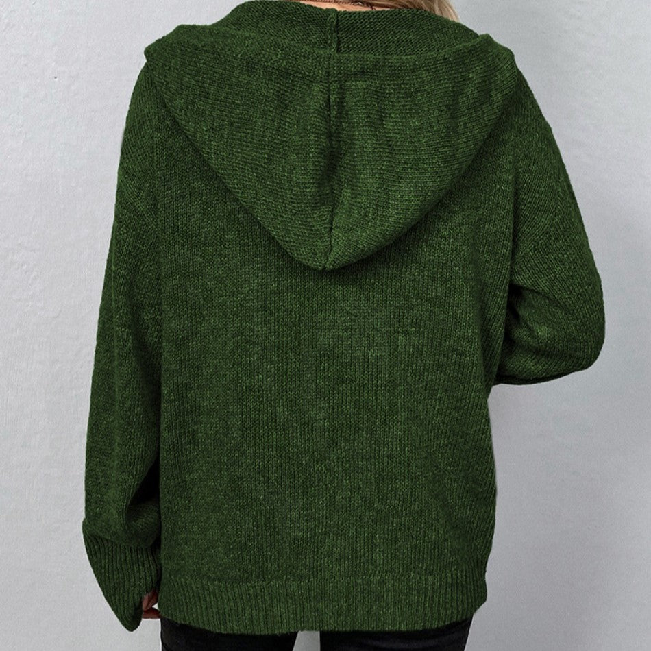 Viviana | Cardigan with drawstring and hood
