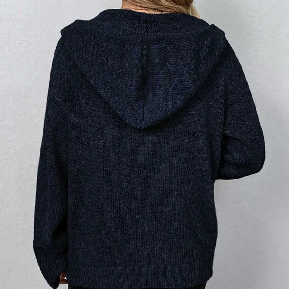 Viviana | Cardigan with drawstring and hood