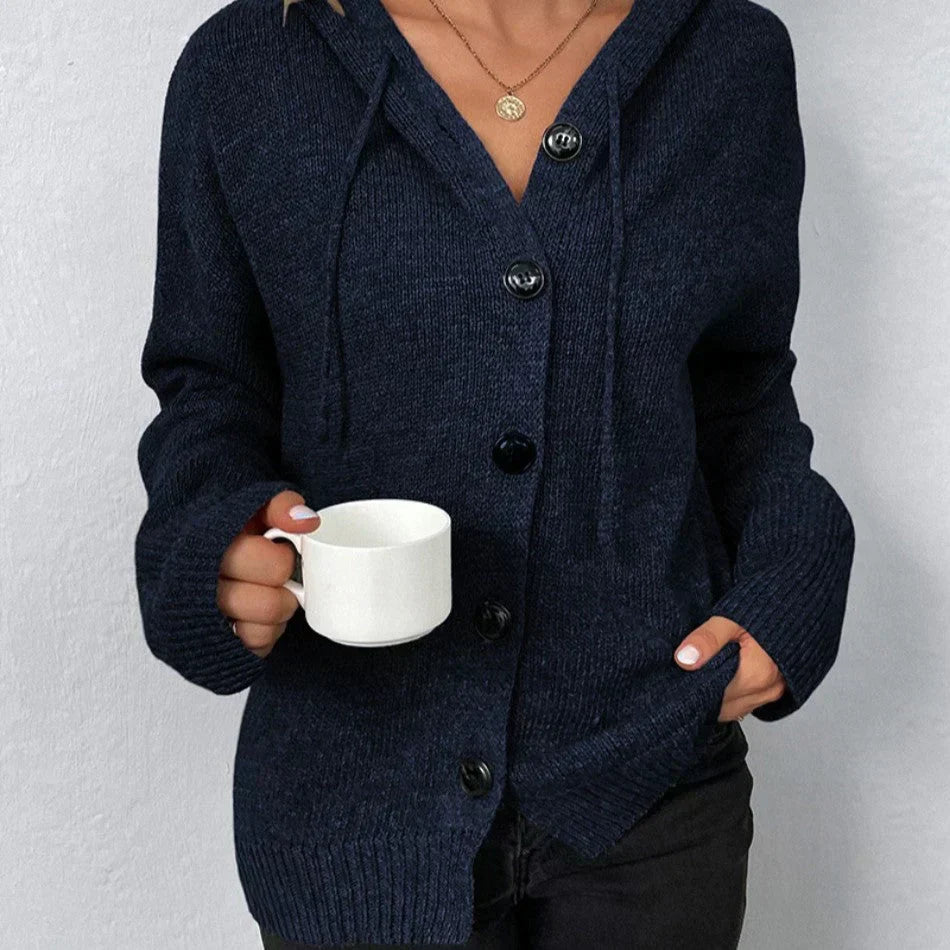 Viviana | Cardigan with drawstring and hood