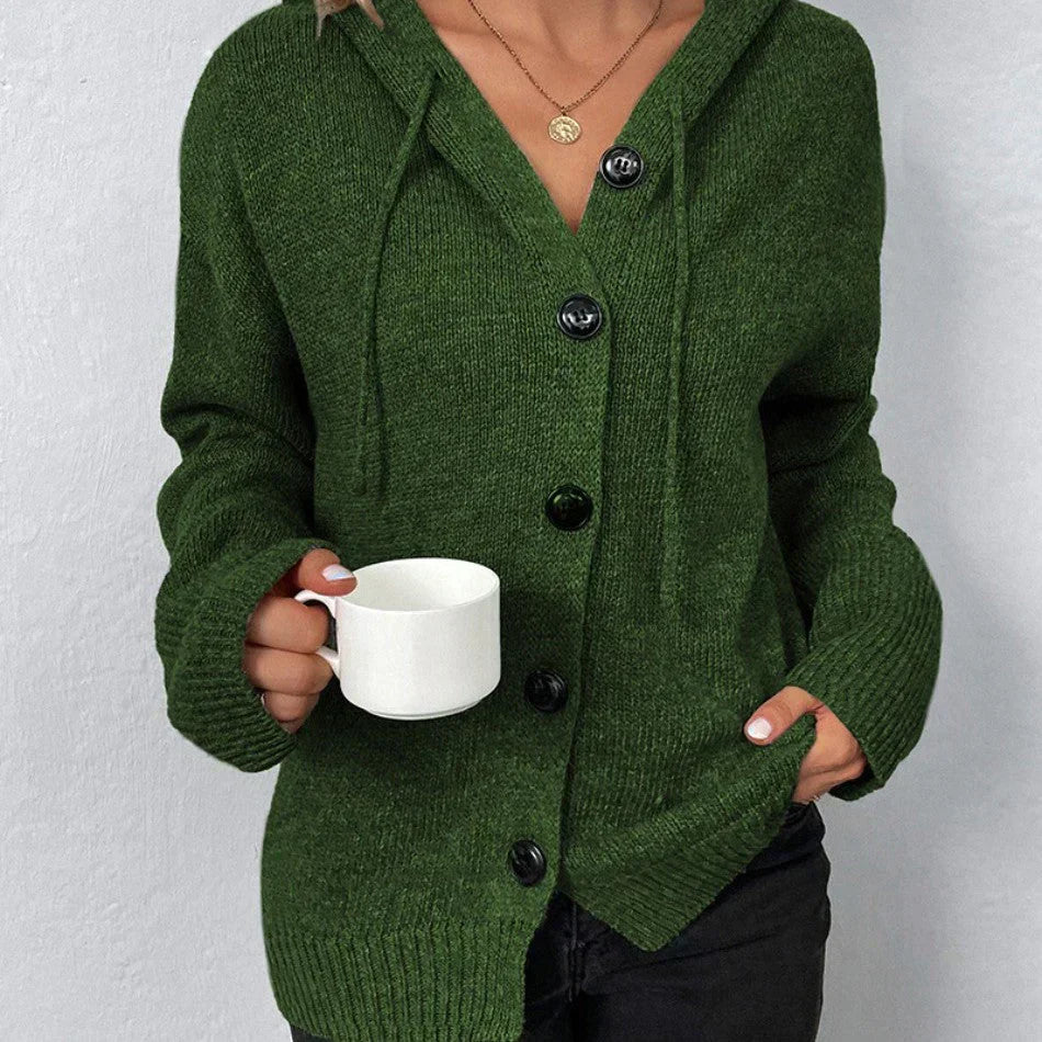 Viviana | Cardigan with drawstring and hood