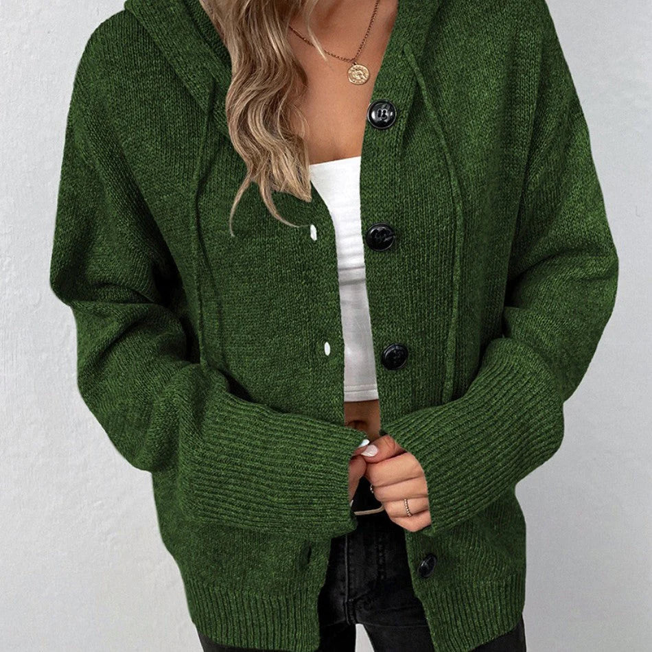 Viviana | Cardigan with drawstring and hood