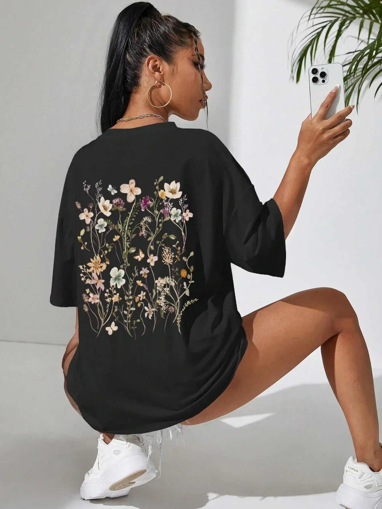 Guadalupe® | Floral women's cotton T-shirt