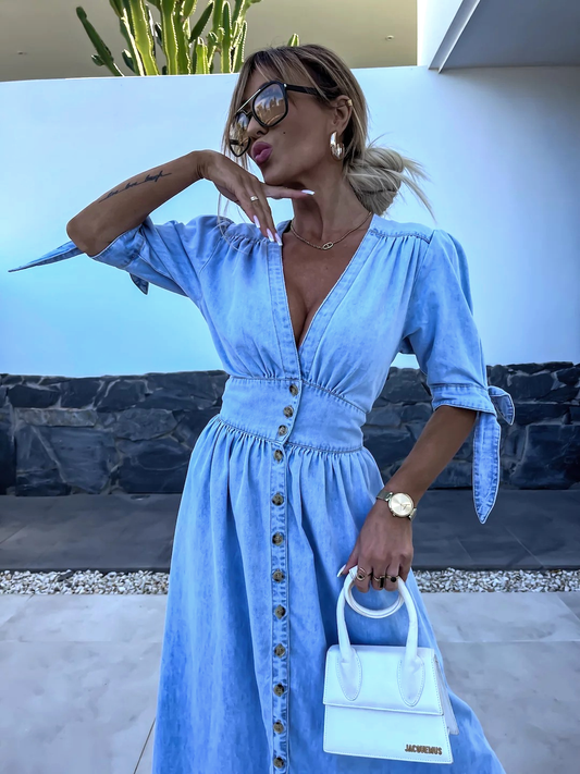Jimena® | Maxi Dress In Denim