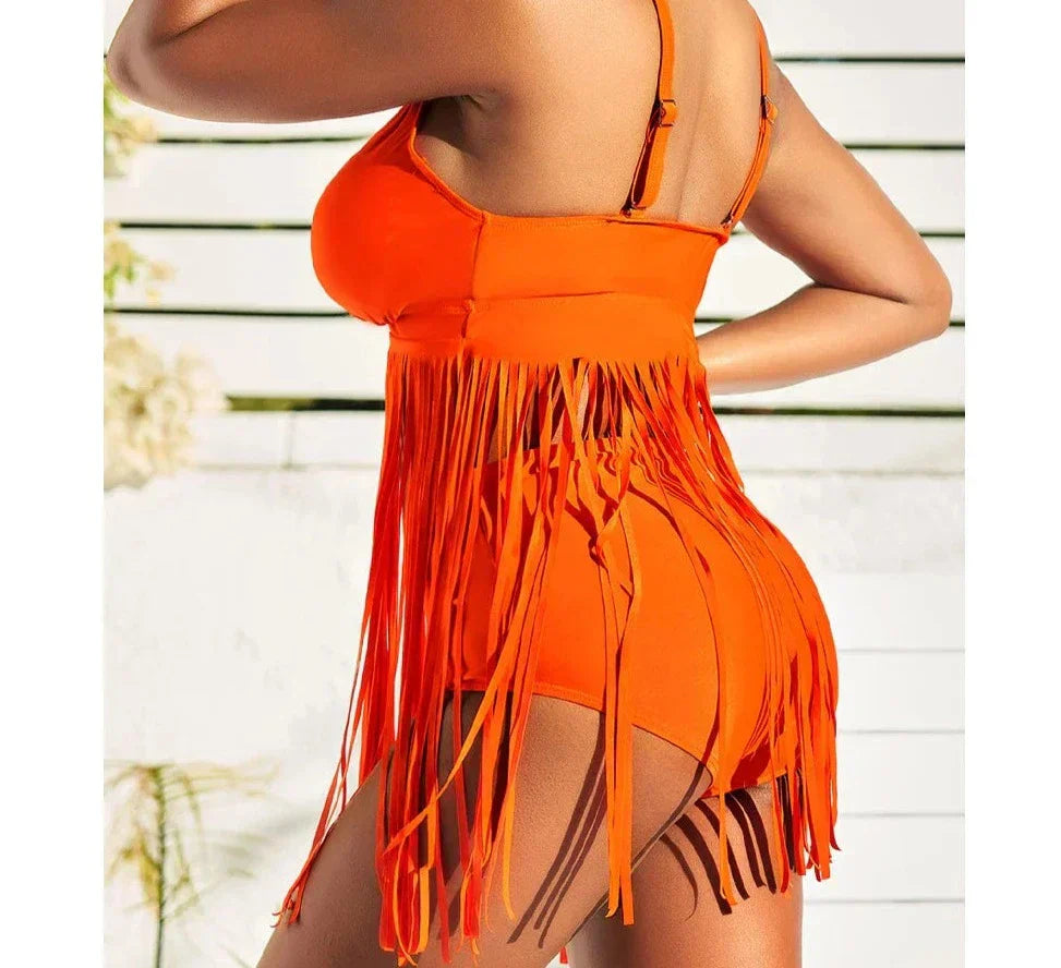 Frida® | Stylish Tied Tassels Bathing Dress