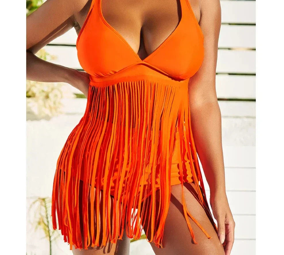 Frida® | Stylish Tied Tassels Bathing Dress
