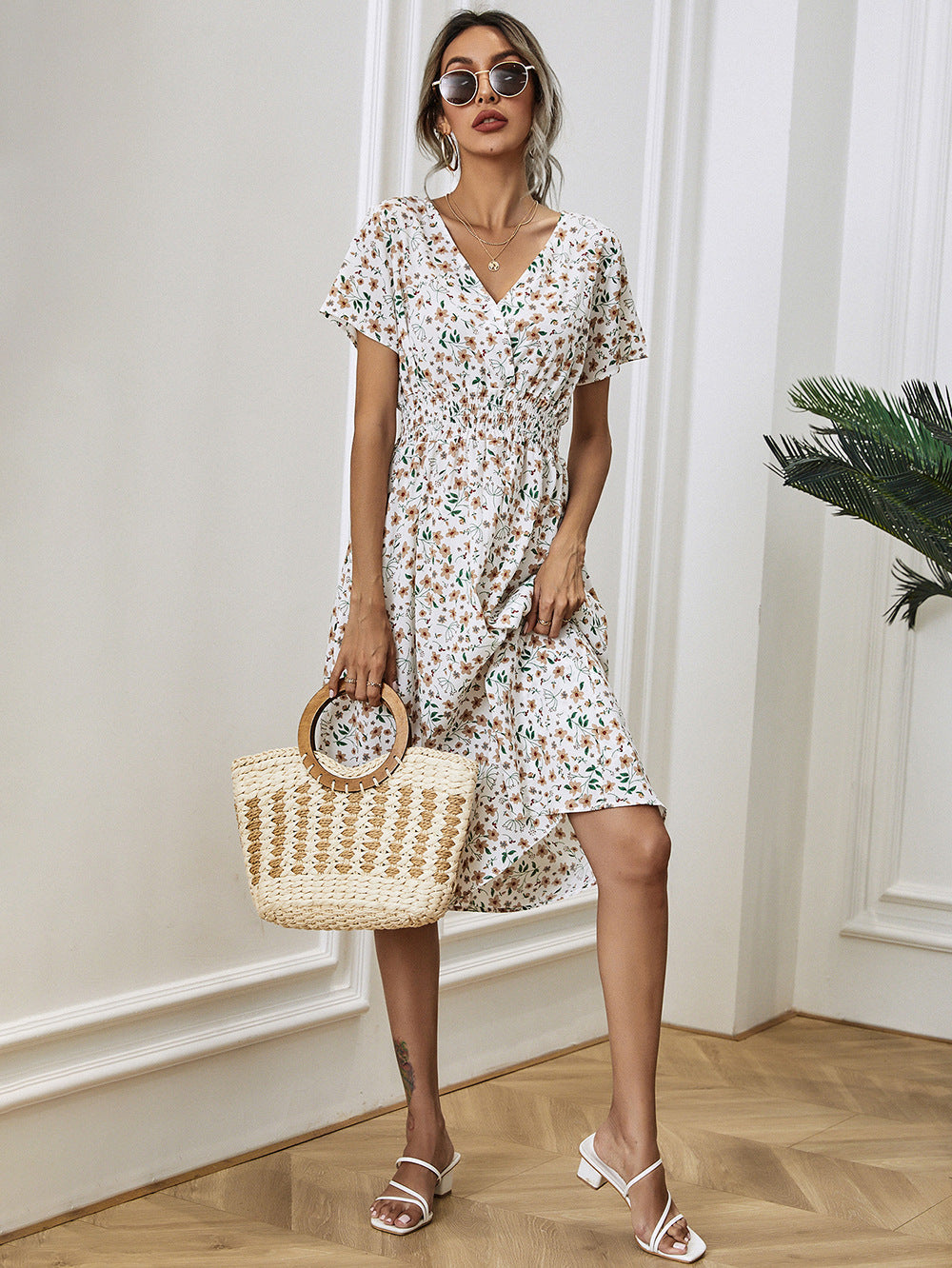 Bianca® | Elegant Summer Dress With Floral Print