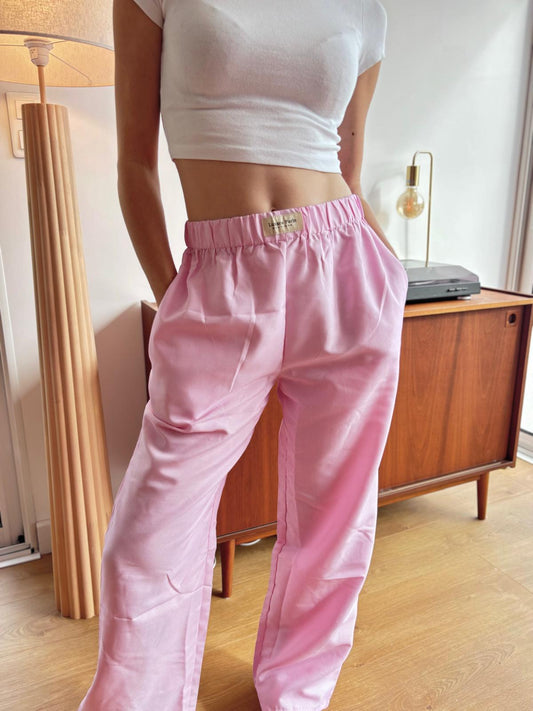 Georgina® | High Waist Cotton Pants In Lilac