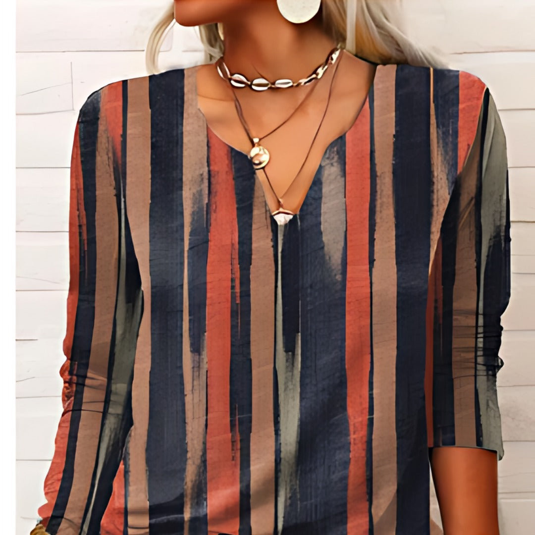 Brunon® | Boho Inspired Blouse With Pattern Details