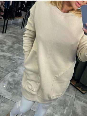 Nina | Comfortable oversized sweatshirt dress