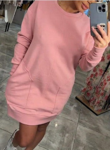 Nina | Comfortable oversized sweatshirt dress