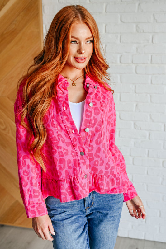 Selma | Wild At Heart animal print button placket