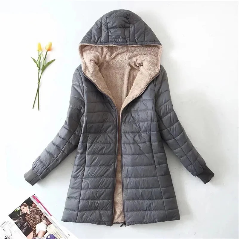 Tatiana | Loose hooded jacket
