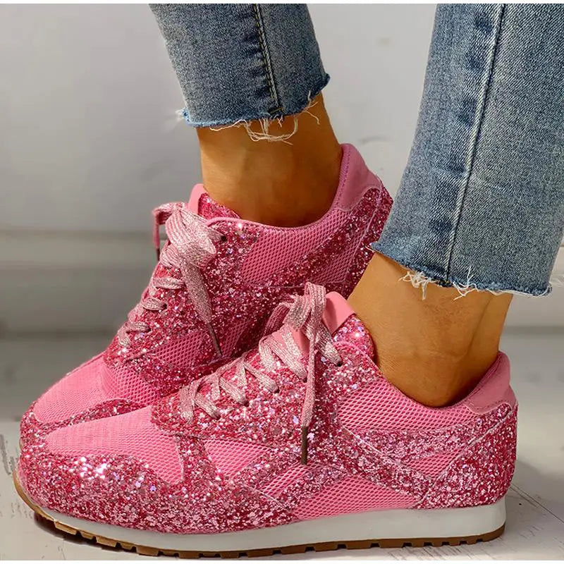 Martina® | Sports Shoes With Sequins For Women