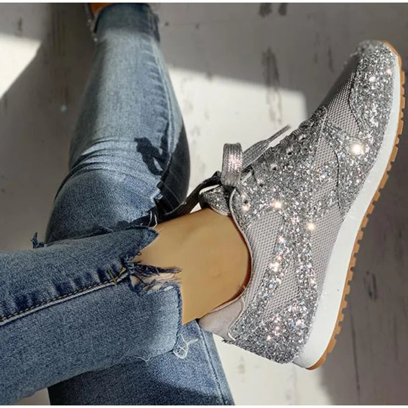 Martina® | Sports Shoes With Sequins For Women