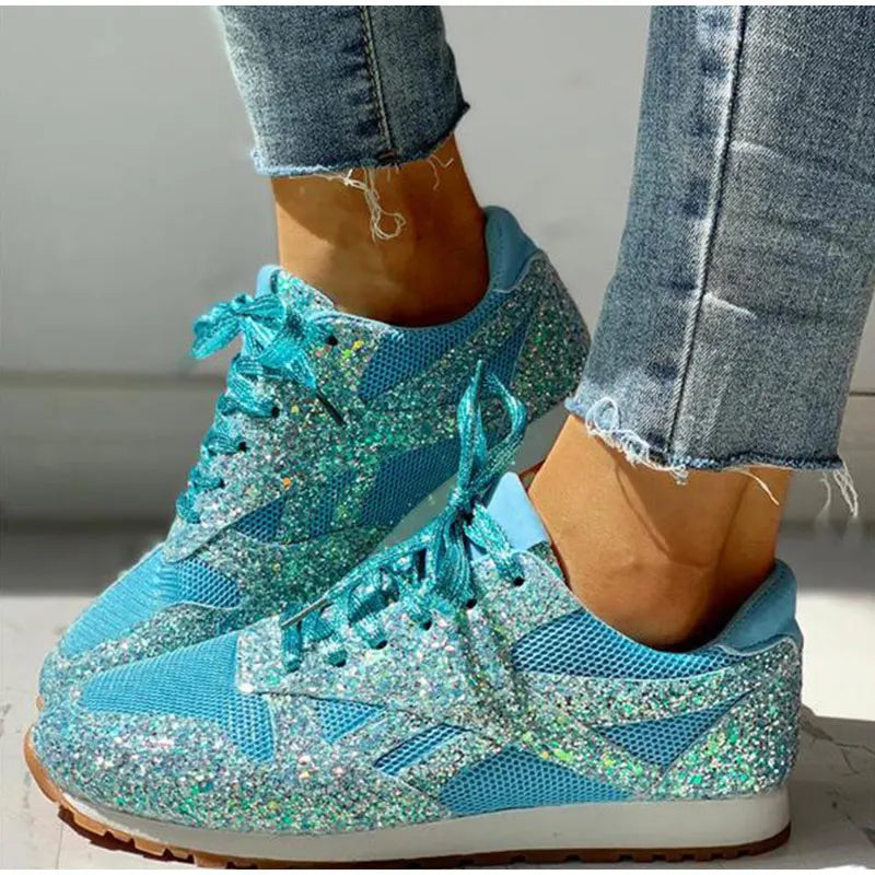 Martina® | Sports Shoes With Sequins For Women