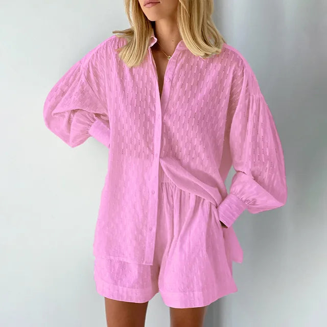 Cornelia | Fashion streetwear set [T-shirt + shorts].