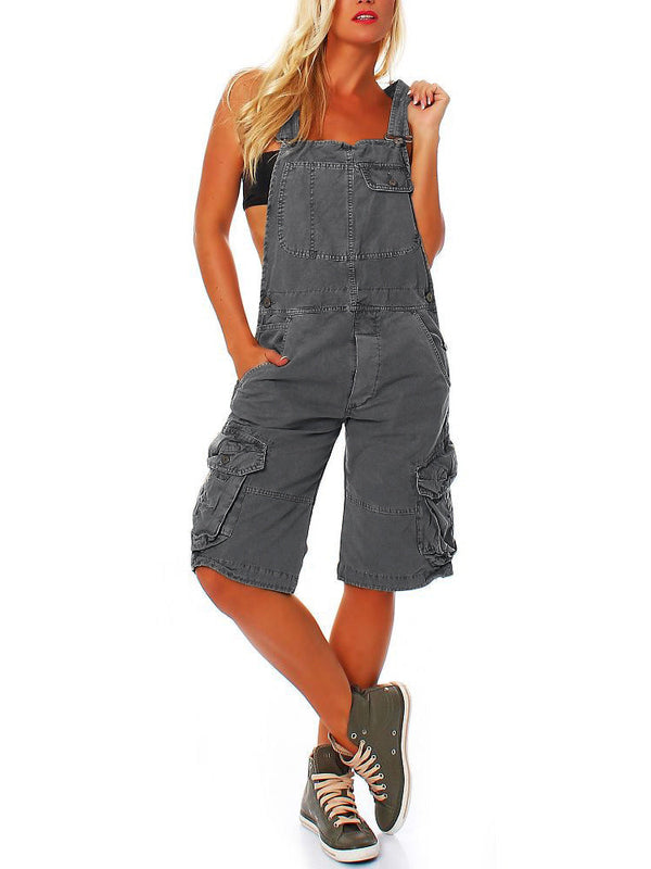 Tina® | Women'S Short Dungarees With Cargo Pockets
