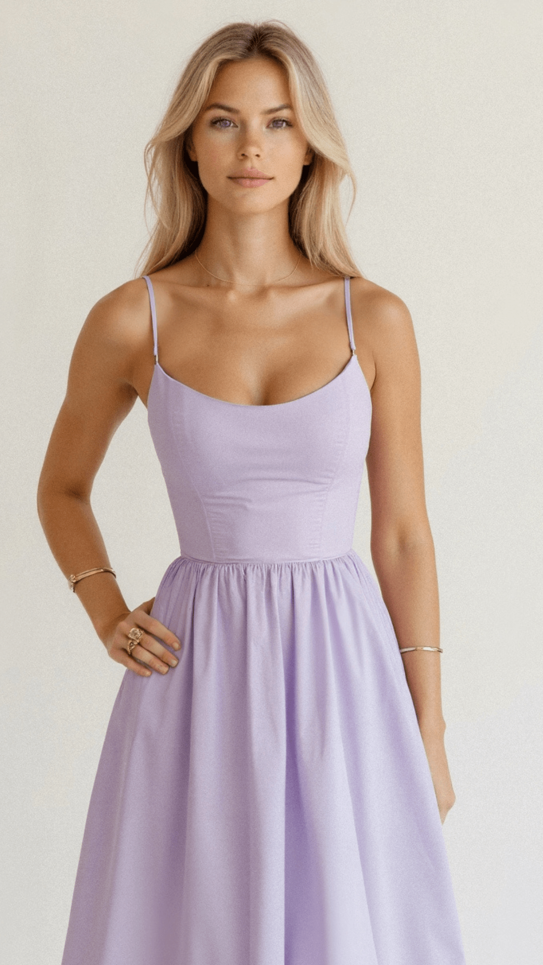 Emma | Women’s A Line Midi Dress Ascot Style