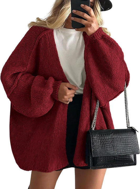 Gabriella | Women Spring Loose Knit Cardigan