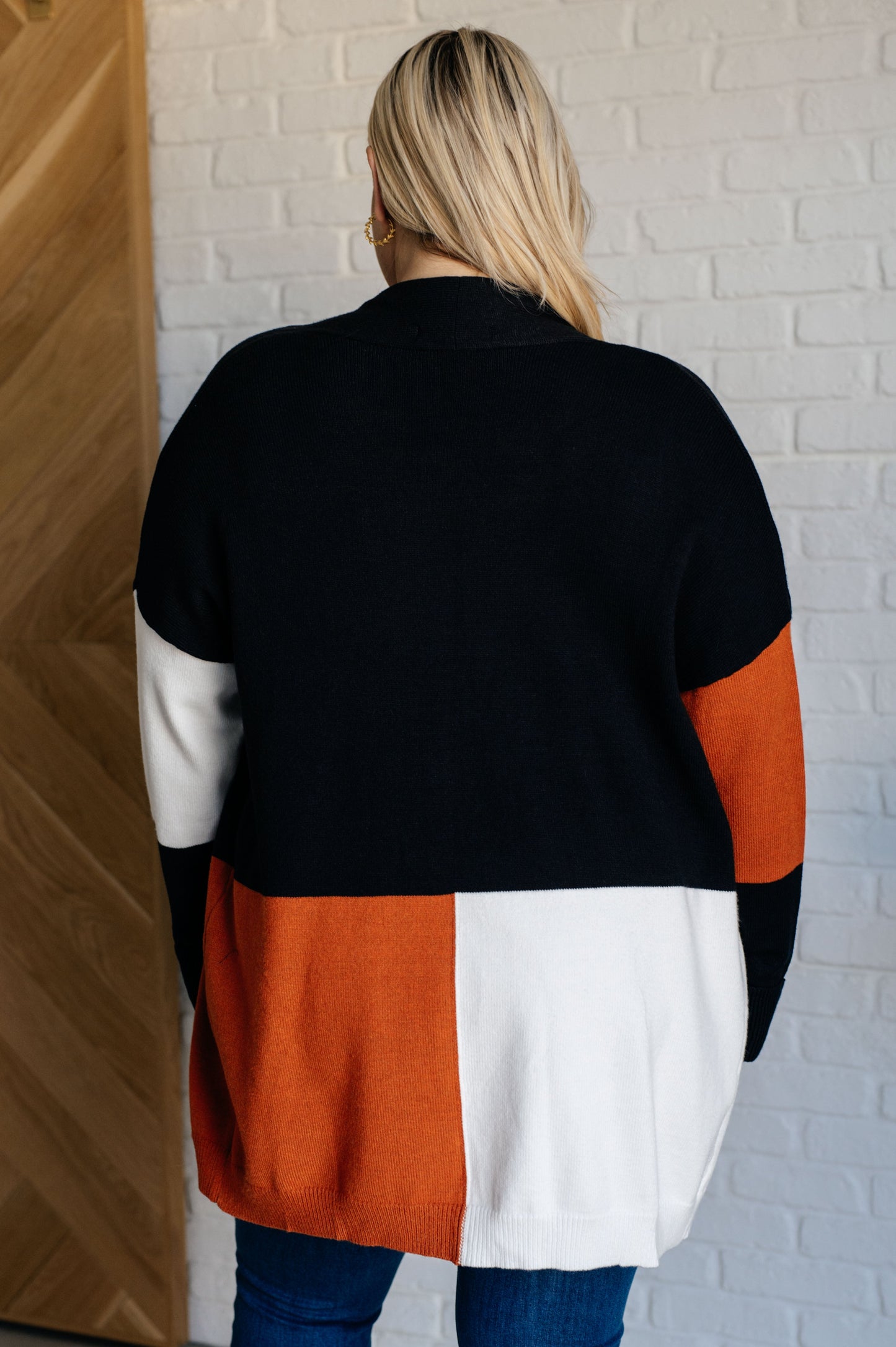Rosanna | Writer's block cardigan with an open front