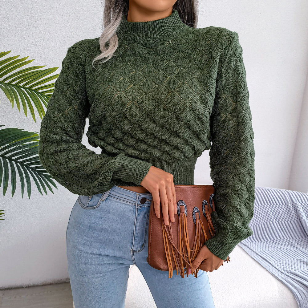 Odette | Women's knitted turtleneck top