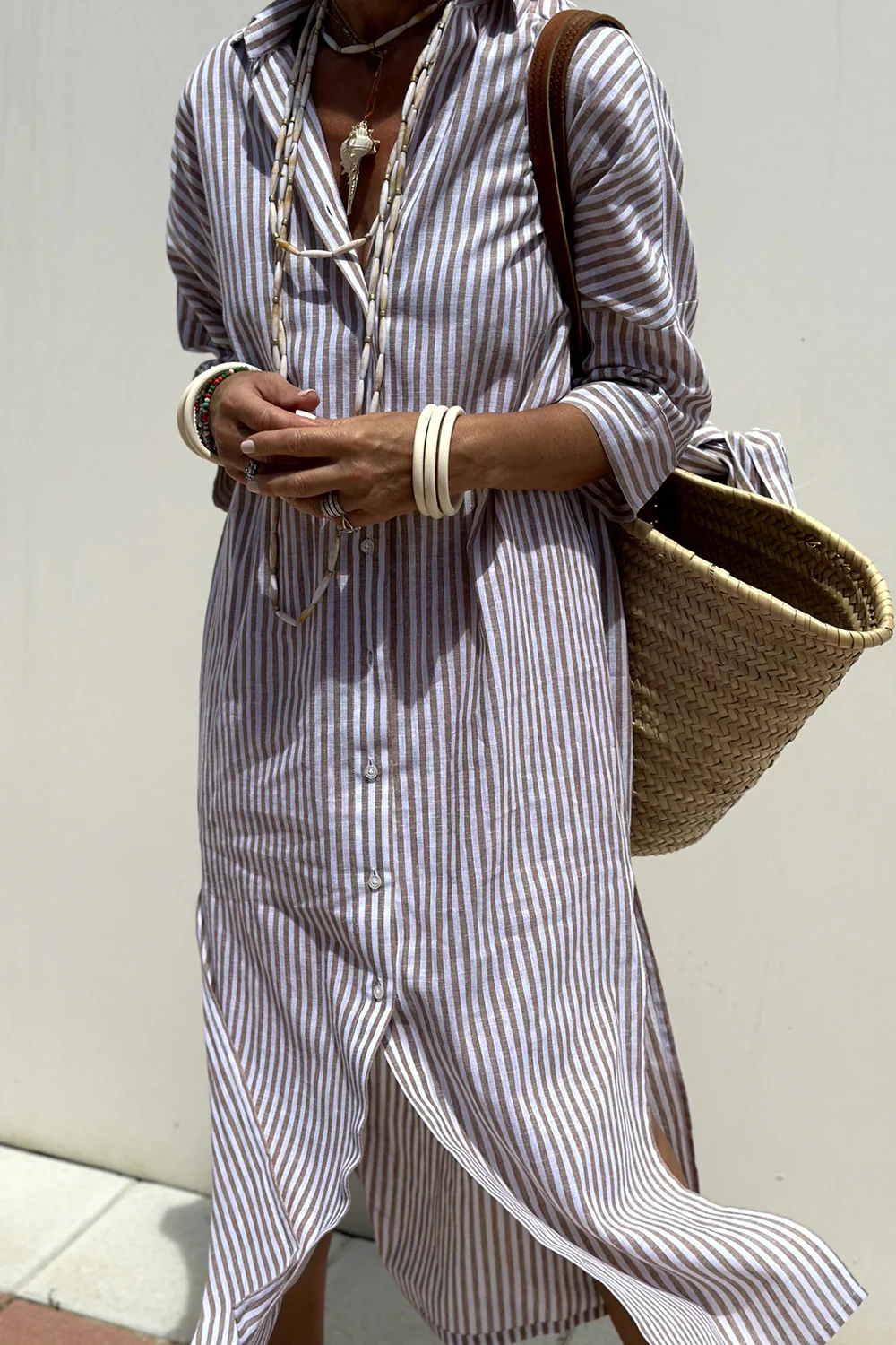 Nuria® | Striped women's summer dress