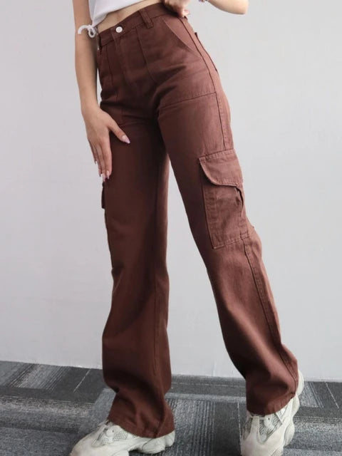 Bethsaida® | Urban Wide Cargo Jeans For Women
