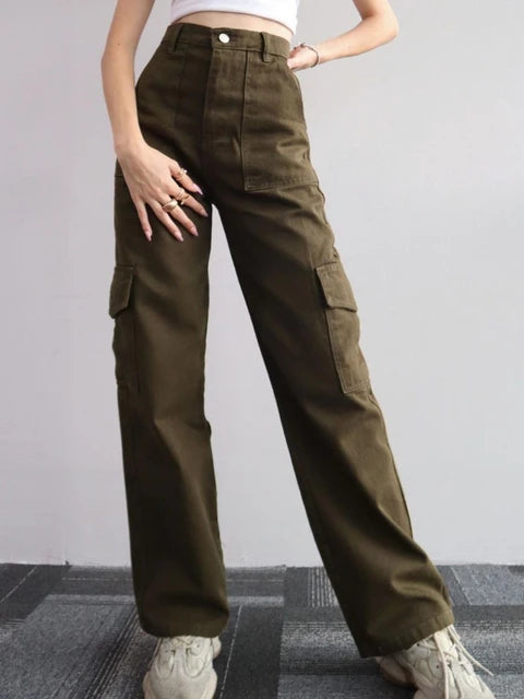 Bethsaida® | Urban Wide Cargo Jeans For Women