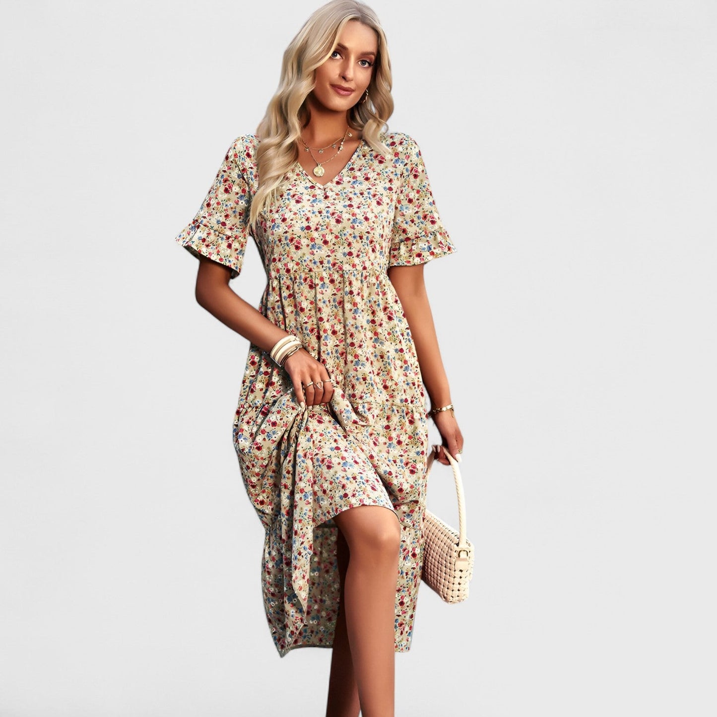 Sandra® | Elegant ladies floral dress
