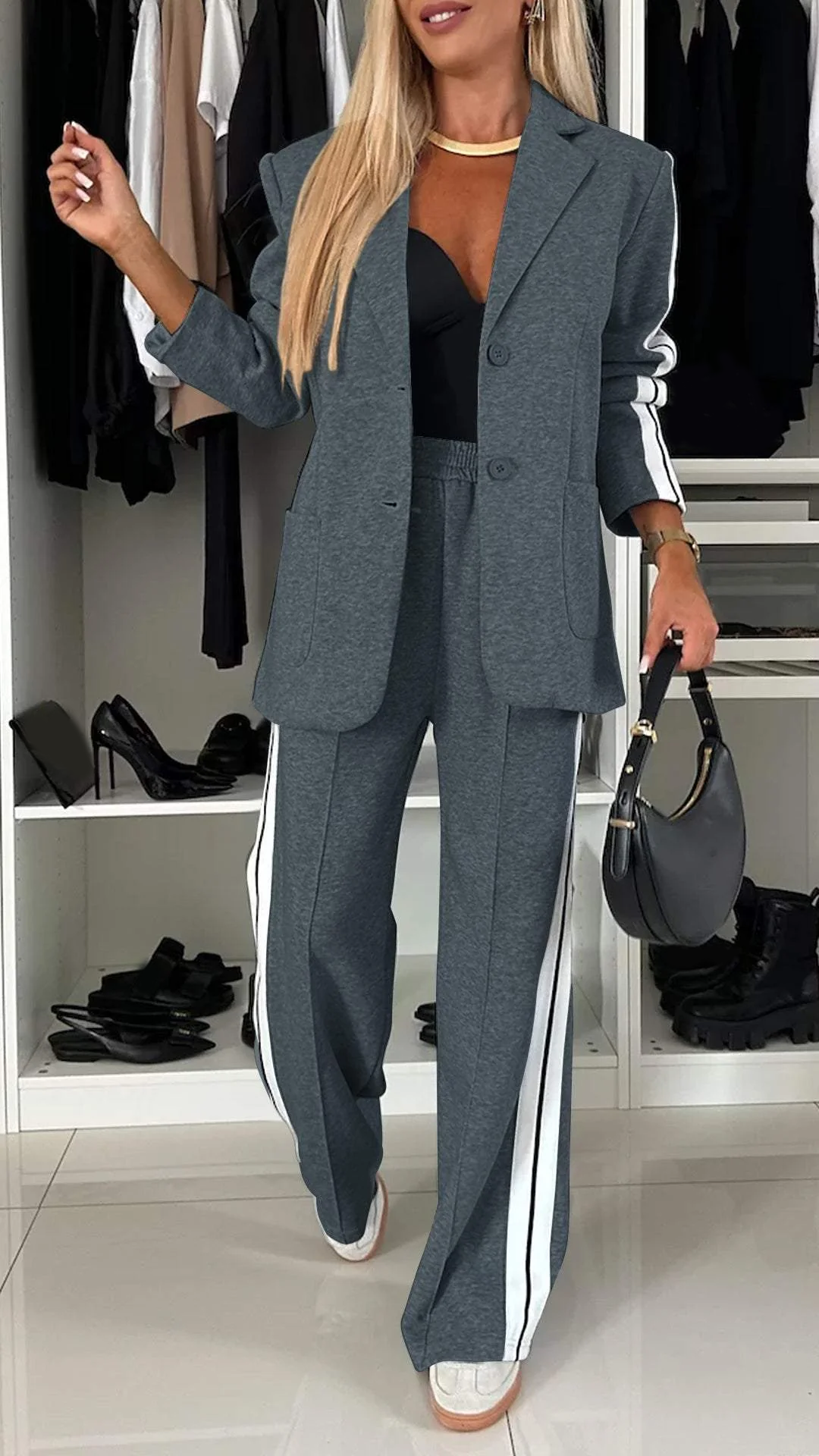 Johana® | Two-Piece Striped Suits