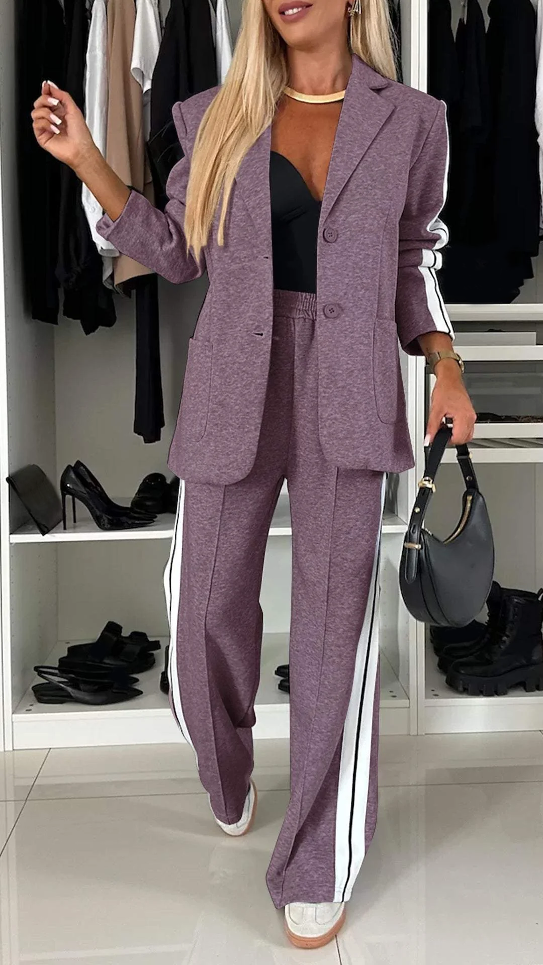 Johana® | Two-Piece Striped Suits