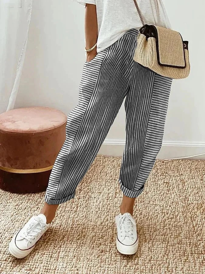 Antonella® | Striped women's trousers
