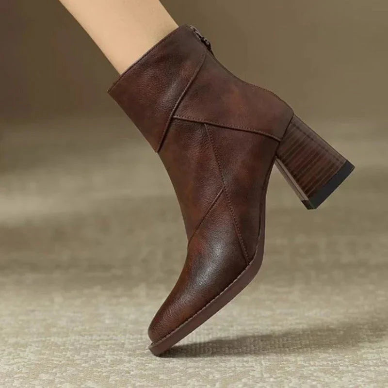 Angela | Comfortable leather boots for women.