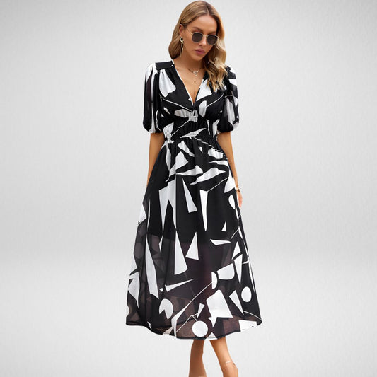 Dayana® | Elegant Dress With V-Neckline