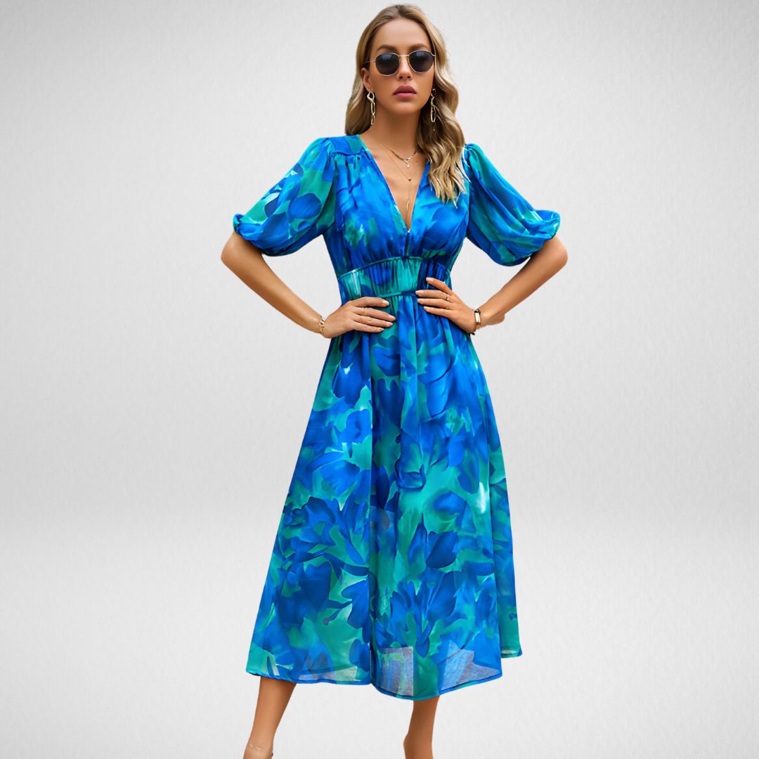 Dayana® | Elegant Dress With V-Neckline