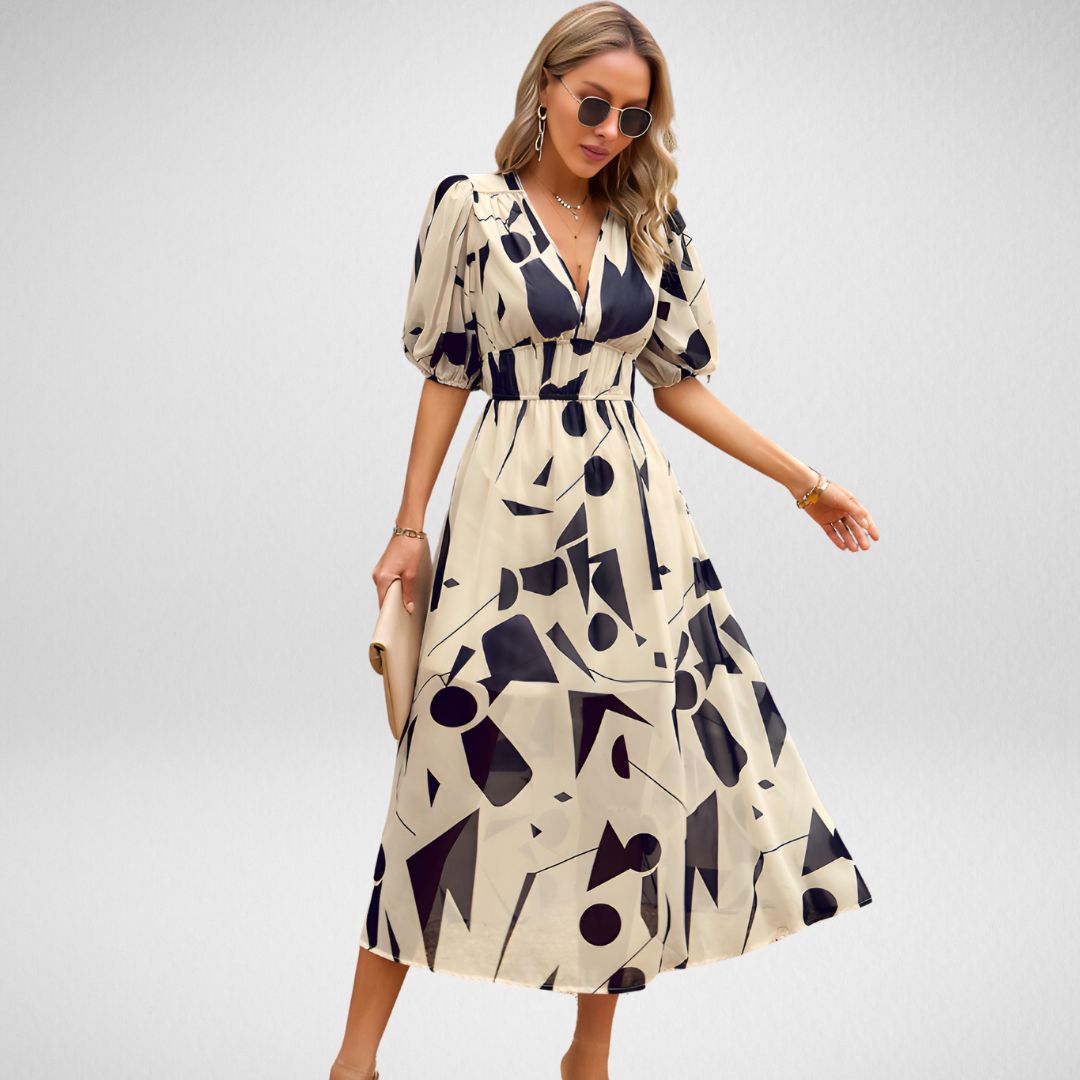 Dayana® | Elegant Dress With V-Neckline