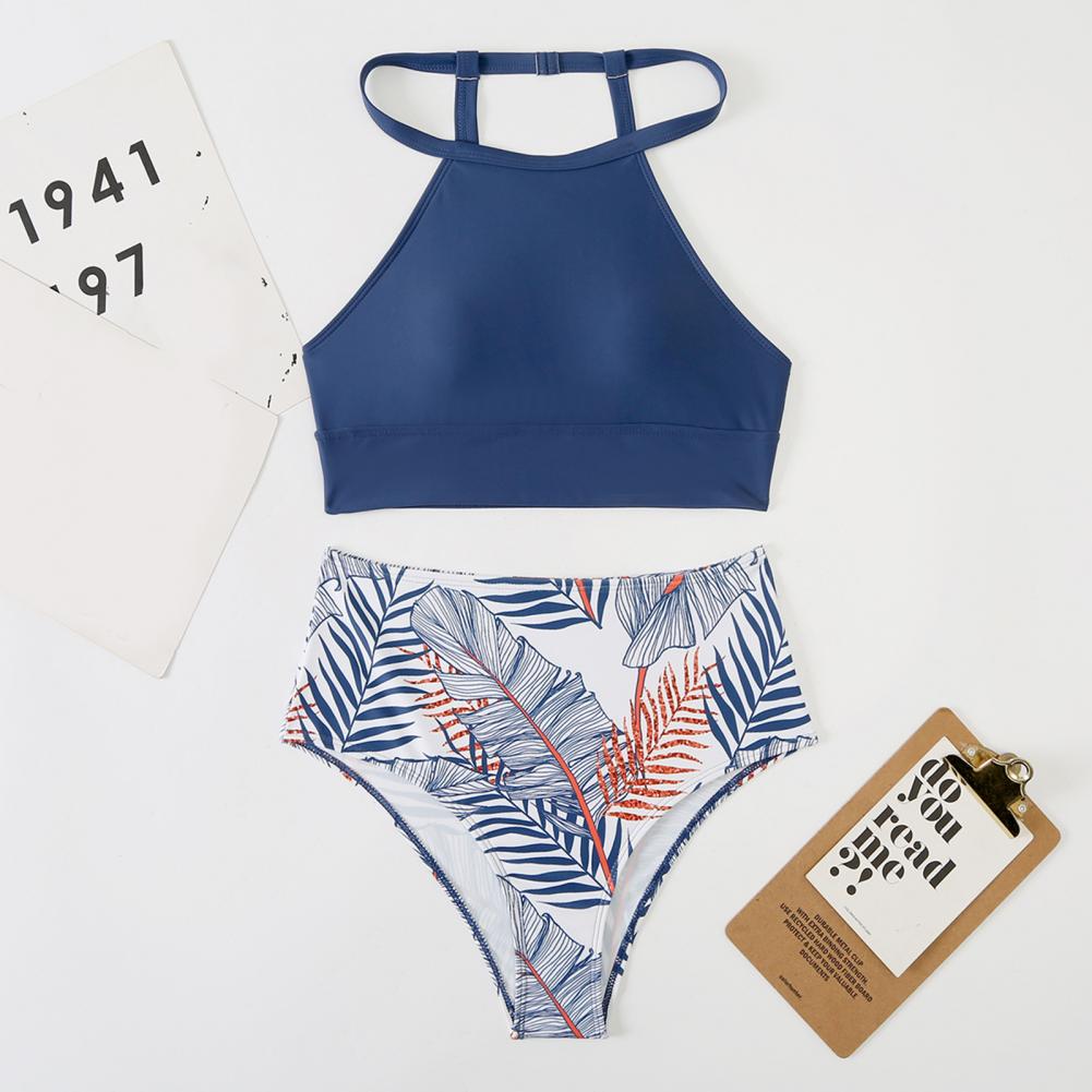 Evelyn® | Floral Print High Waisted Swimsuit