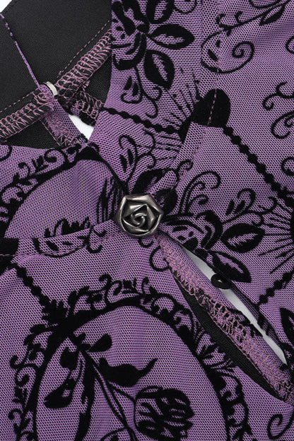 Vintage Purple Gothic Dress